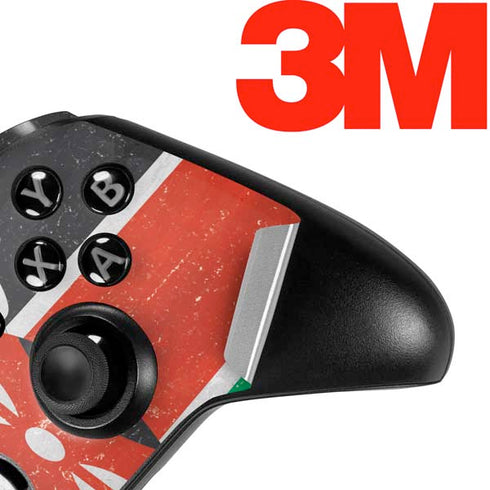 Kenya Flag Distressed Xbox One Elite Controller Skin